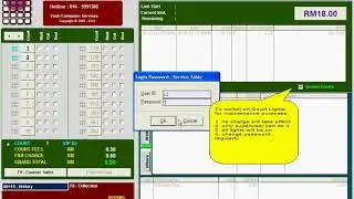Badminton Software - How to stop charging when cleaning court