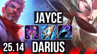 JAYCE vs DARIUS (TOP) | KR Master | 25.14