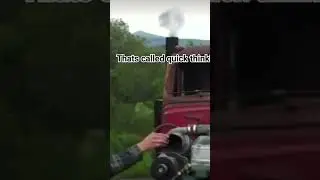 His Quick Thinking SAVES HIS LIFE