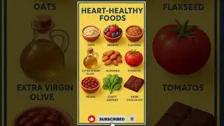 Heart Healthy Foods | Protect Your Heart & Boost Health Naturally #wellnesstips #shorts