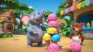 Motu Haathi aur Ice-Cream Ka Hungama 🍦🐘 | Funny Cartoon Story for Kids | 10-Minute Jungle Fun