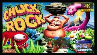 Chuck Rock | 4K60ᶠᵖˢ | Longplay (SNES)