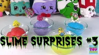 Slime Surprises #3 Hidden Toys | Shopkins Disney MLP Squinkies | PSToyReviews