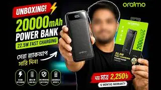 20000mAh Power Bank Unboxing ⚡ Oraimo PowerNova QF1 | Fast Charging #oraimo #mobileaccessories