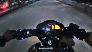 Ns125 night ride | night ride review | sabse gatiya headlights bajaj pulsar ns125 