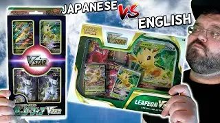 *Japanese VS English!* Which Leafeon V Star Special Collection Is The Best? | Pokemon TCG