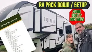 RV LIFE | Travel Day Checklist | 5th Wheel UK Pack Down & Set Up