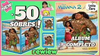 Moana 2 I Álbum de Estampas Completo Panini I Álbum de colección.