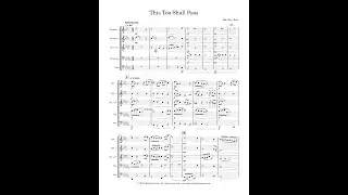 This Too Shall Pass by Matthew Bair | For Brass Quintet