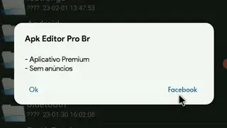 Apk Editor Pro: Patch caixa de di&aacute;logo