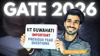 GATE 2026 - IIT Guwahati Important Previous Year Questions. #gate #gate2026 #gateexam #iitguwahati
