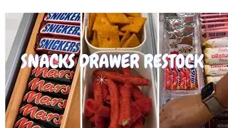 Satisfying Snacks Restock ASMR🍭 | Kitchen Organizing No Talking | TikTok Compilations 🔥
