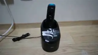 BRAUN SERIES 5 5190CC Clean&Charge Syetem working video(브라운 전기면도기 시리즈5 5190CC 클린앤차지시스템 사용영상)