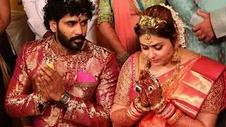 Tamil Actress Namitha - Veer Chaudhary  Marriage Reception Photos