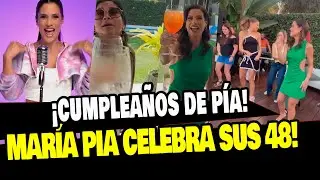 Mar&iacute;a P&iacute;a Copello celebr&oacute; sus 48 a&ntilde;os &iexcl;As&iacute; fue fiesta de cumplea&ntilde;os!