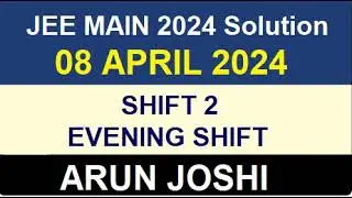 JEE MAIN 2024 Session 2  8 April  shift 2 Evening shift  Physics Solutions