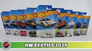 Hot Wheels Exotics 2024 - The Complete Set