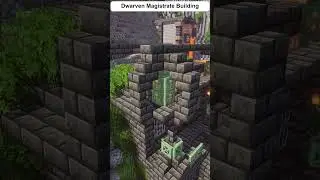 Minecraft Dwarven Magistrate Building | Grand Governance Inspiration #shorts