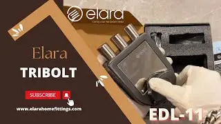 Elara Tribolt EDL-11 Black Silver For Main Door || Best door lock || 10 year warranty