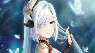 Shenhe - Scattering Misfortune - Genshin Impact Speedpaint