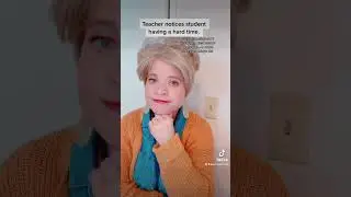 Teacher Notices Student Having A Hard Time