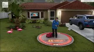 The Weather Channel Immersive Mixed Reality Hurricane Dorian Segment