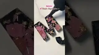 DIY Resin Alphabet Keychains ✨ | Personalized M & J Keychain Tutorial 🔑💖