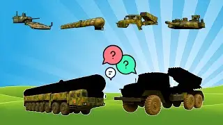 Rocket Launcher & Missile Carrier Task 💥🚀🔧 Complete The Vehicles By Finding The Right Parts | Puzzle