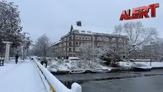 Code orange in force as heavy snowfall continues to disrupt transport across Netherlands