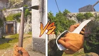 TRENCH KNIFE vs ICE PICK! WHICH DLC MELEE WEAPON is BETTER?