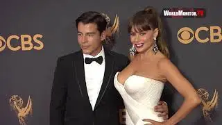 Sofia Vergara and son Manolo Gonzalez at 2017 Emmy Awards