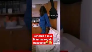 Scherzo a mia Mamma regalo nascosto 😁😆 #mamma #scherzo #divertente #video #funny #funnyvideo #prank