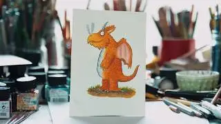 Axel Scheffler draws Zog
