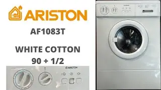 Ariston AF1083T Washing Machine - [2] White Cotton 90 + 1/2