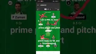 MUL vs LAH dream11Multan Sultans vs Lahore Qalandars #Pakistan Super League#earings #youtube #viral