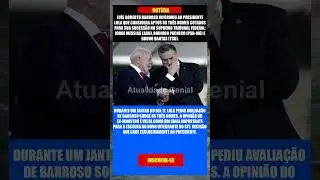 BARROSO DIZ A LULA: &ldquo;OS TR&Ecirc;S EST&Atilde;O PRONTOS PARA O STF&rdquo;