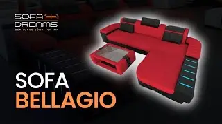 LED-Beleuchtung im Sofa? So wertet es dein Wohnzimmer auf! 💡Ecksofa BELLAGIO von Sofa Dreams