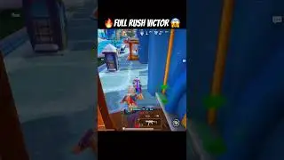 😱🔥FULL 1 vs 4 with Victor Conquer lobby👺😎 #bgmi #gaming