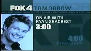 On Air With Ryan Seacrest Fox TV Show 2004 Commercial