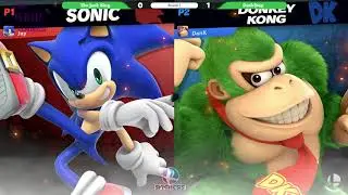 Super Smash Bros. Ultimate: DankStep (Donkey Kong) V The Junk King (Sonic) - Synthesis Online 77