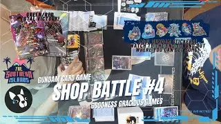 Gra karciana Gundam | Potęga zielono-czerwonego Char, Maridy i Full Frontal | GD01 Shop Battle #4