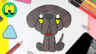 ¡Aprende a Dibujar un Gran Danés SÚPER Kawaii en 8 Minutos!