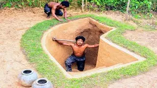 156Days Build The Top Hidden Deep Hole Underground Swimming Pool And Shelter
