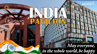 The INDIA Pavilion | Expo2020 Dubai | Architecture | Culture #expo2020dubai #india #architecture #fy