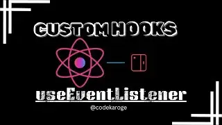 useEventListener | Custom Hooks in REACT  with implementation #javascript #reactjs #customhooks
