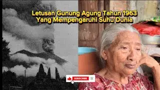 Letusan Gunung Agung Tahun 1963#bali #erupsi #gunungagung