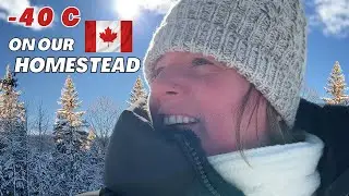 Polar Vortex hits our Canadian Homestead at -40C  |  Planning our 2026 Garden and Well Update