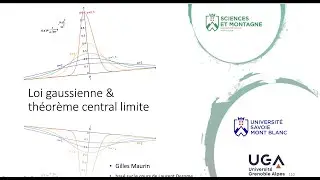 Loi gaussienne et th&eacute;or&egrave;me central limite  (cours)