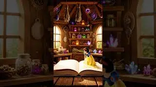 Snow White comes to life from the book #fantasy #snowwhite #aiart #ai