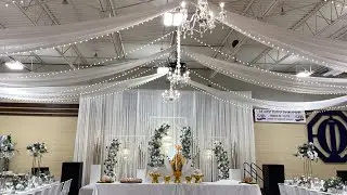 Transformation of Gymnasium to a  Retirement Celebration 